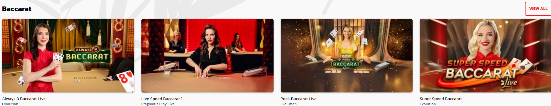 live Baccarat at royal panda